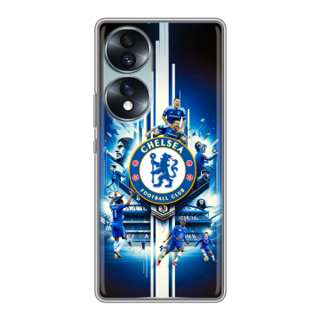 Силиконовый чехол на Huawei Honor 70 с принтом Chelsea Челси