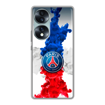 Силиконовый чехол на Huawei Honor 70 с принтом PSG ПСЖ