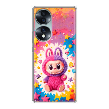 Силиконовый чехол на Huawei Honor 70 с принтом Labubu Лабубу Силиконовый чехол на Huawei Honor 70 с принтом Labubu Лабубу