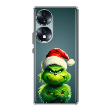 Силиконовый чехол на Huawei Honor 70 с принтом Новый год Силиконовый чехол на Huawei Honor 70 с принтом Новый год