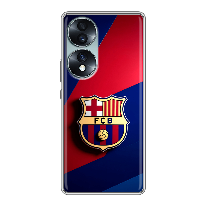 Силиконовый чехол на Huawei Honor 70 с принтом Барселона Barcelona Силиконовый чехол на Huawei Honor 70 с принтом Барселона Barcelona