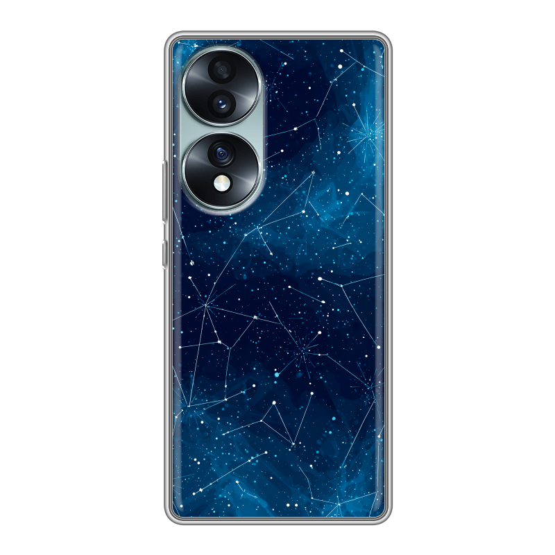Силиконовый чехол на Huawei Honor 70 с принтом Космос звезды Силиконовый чехол на Huawei Honor 70 с принтом Космос звезды