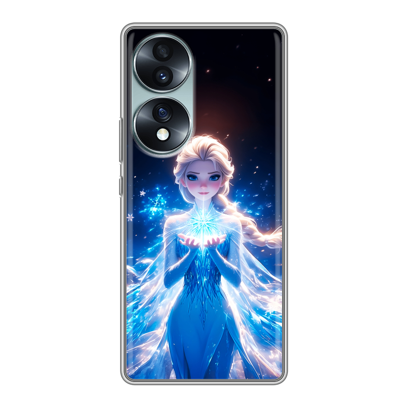 Силиконовый чехол на Huawei Honor 70 с принтом Холодное сердце Frozen Силиконовый чехол на Huawei Honor 70 с принтом Холодное сердце Frozen