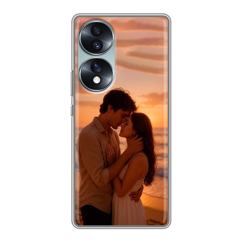 Силиконовый противоударный чехол на Huawei Honor 70 с принтом Пользовательский 2 Силиконовый противоударный чехол на Huawei Honor 70 с принтом Пользовательский 2