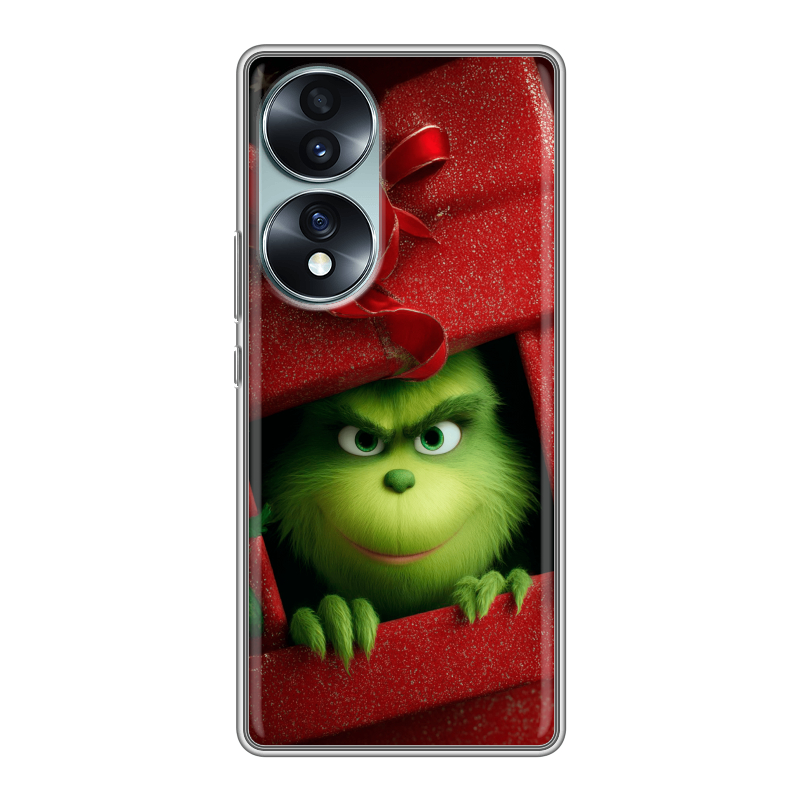 Силиконовый чехол на Huawei Honor 70 с принтом Новый год Силиконовый чехол на Huawei Honor 70 с принтом Новый год