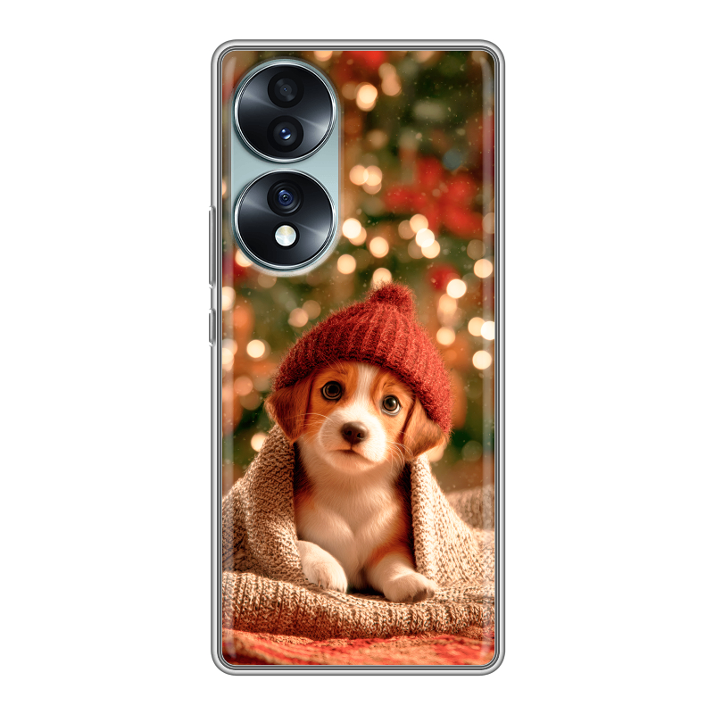 Силиконовый чехол на Huawei Honor 70 с принтом Новый год Силиконовый чехол на Huawei Honor 70 с принтом Новый год