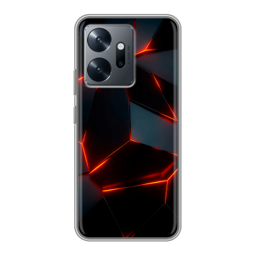Силиконовый чехол на Infinix Zero 20 с принтом Яркие абстракции