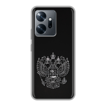 Силиконовый чехол на Infinix Zero 20 с принтом Герб России Силиконовый чехол на Infinix Zero 20 с принтом Герб России