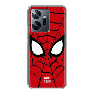 Силиконовый чехол на Infinix Zero 20 с принтом человек паук spiderman