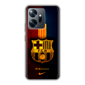 Силиконовый чехол на Infinix Zero 20 с принтом Барселона Barcelona Силиконовый чехол на Infinix Zero 20 с принтом Барселона Barcelona