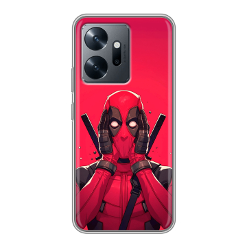 Силиконовый чехол на Infinix Zero 20 с принтом Дедпул Deadpool