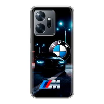 Силиконовый чехол на Infinix Zero 20 с принтом БМВ BMW