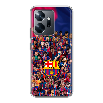 Силиконовый чехол на Infinix Zero 20 с принтом Барселона Barcelona Силиконовый чехол на Infinix Zero 20 с принтом Барселона Barcelona