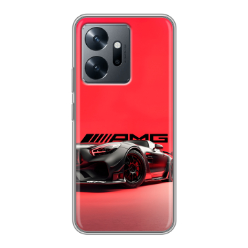 Силиконовый чехол на Infinix Zero 20 с принтом Мерседес Mercedes AMG Силиконовый чехол на Infinix Zero 20 с принтом Мерседес Mercedes AMG