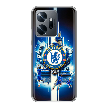 Силиконовый чехол на Infinix Zero 20 с принтом Chelsea Челси