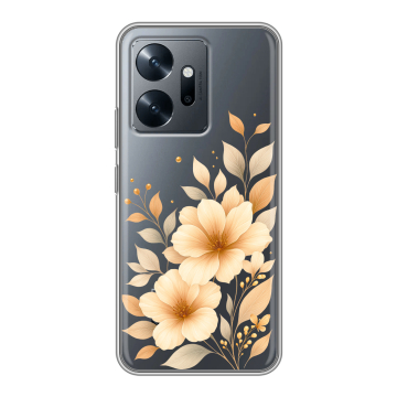 Силиконовый чехол на Infinix Zero 20 с принтом для девушки