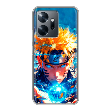 Силиконовый чехол на Infinix Zero 20 с принтом Аниме Наруто Naruto