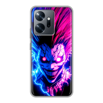 Силиконовый чехол на Infinix Zero 20 с принтом Death note Тетрадь смерти