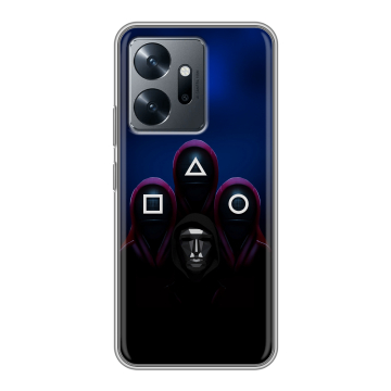 Силиконовый чехол на Infinix Zero 20 с принтом Игра Кальмара