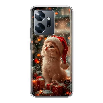 Силиконовый чехол на Infinix Zero 20 с принтом Новый год
