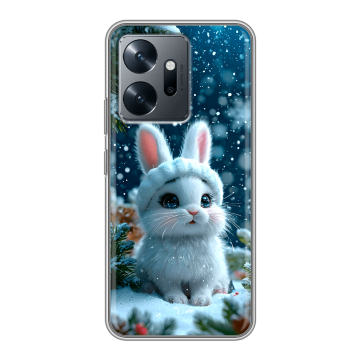 Силиконовый чехол на Infinix Zero 20 с принтом Новый год