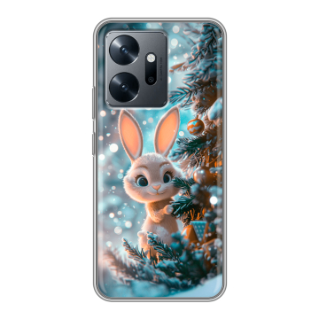 Силиконовый чехол на Infinix Zero 20 с принтом Новый год