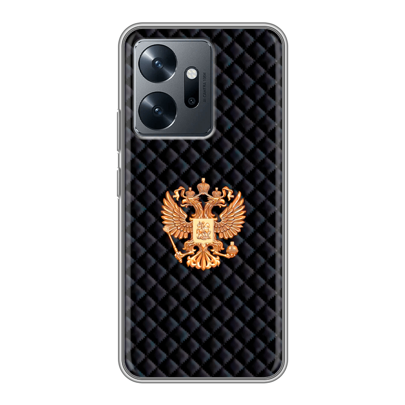 Силиконовый чехол на Infinix Zero 20 с принтом Герб России принт Силиконовый чехол на Infinix Zero 20 с принтом Герб России принт