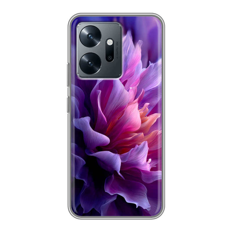 Силиконовый чехол на Infinix Zero 20 с принтом женский цветы Силиконовый чехол на Infinix Zero 20 с принтом женский цветы