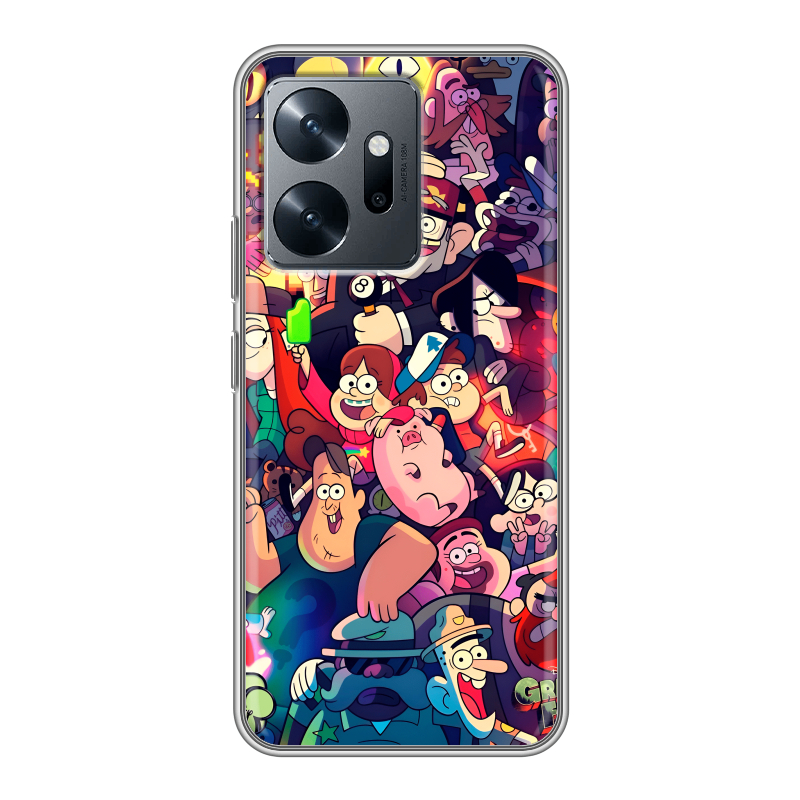 Силиконовый чехол на Infinix Zero 20 с принтом Gravity Falls Гравити Фолз Силиконовый чехол на Infinix Zero 20 с принтом Gravity Falls Гравити Фолз