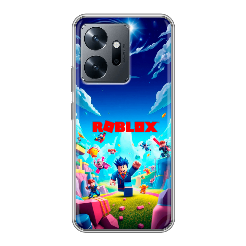 Силиконовый чехол на Infinix Zero 20 с принтом Roblox Роблокс Силиконовый чехол на Infinix Zero 20 с принтом Roblox Роблокс