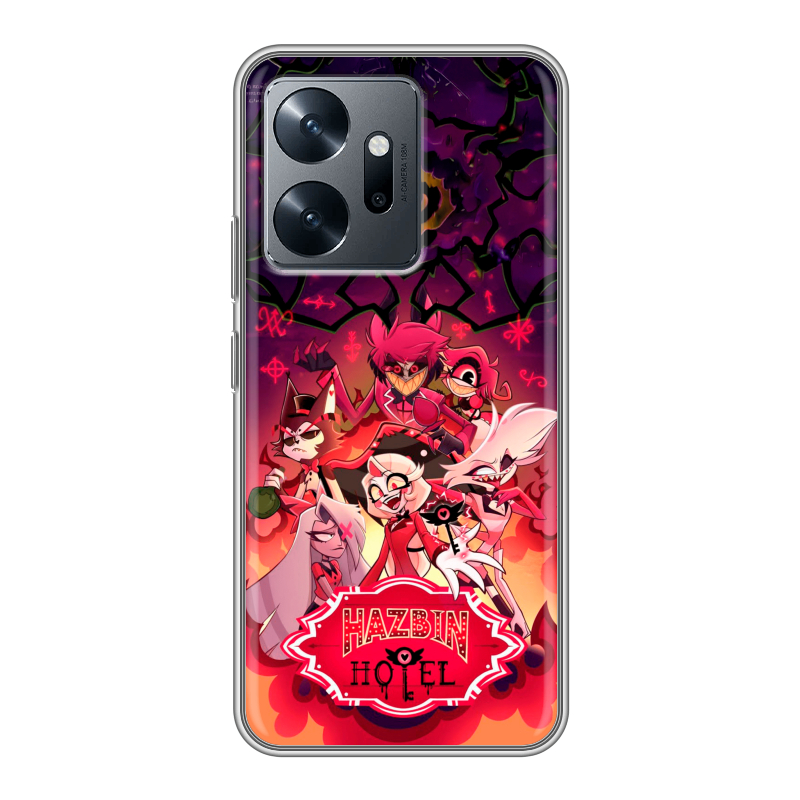Силиконовый чехол на Infinix Zero 20 с принтом Hazbin Hotel Отель Хазбин Силиконовый чехол на Infinix Zero 20 с принтом Hazbin Hotel Отель Хазбин