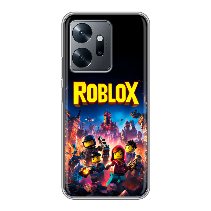 Силиконовый чехол на Infinix Zero 20 с принтом Roblox Роблокс Силиконовый чехол на Infinix Zero 20 с принтом Roblox Роблокс