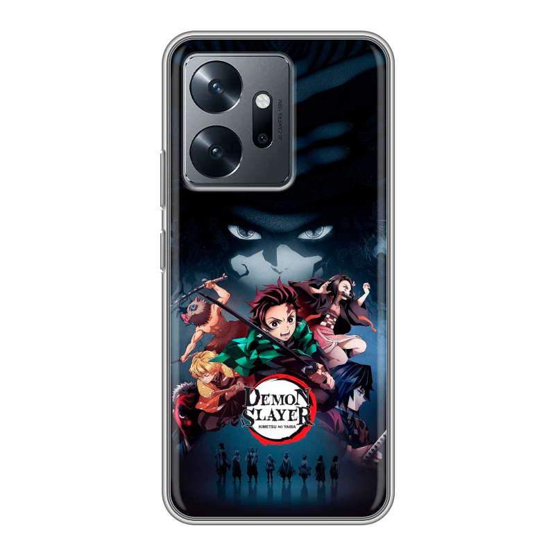 Силиконовый чехол на Infinix Zero 20 с принтом Demon Slayer Клинок рассекающий демонов Силиконовый чехол на Infinix Zero 20 с принтом Demon Slayer Клинок рассекающий демонов