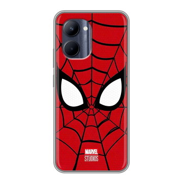 Силиконовый чехол на Realme C33 с принтом человек паук spiderman