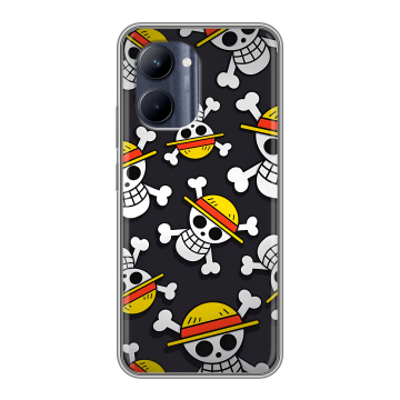 Силиконовый чехол на Realme C33 с принтом One Piece Ван Пис