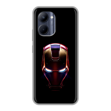 Силиконовый чехол на Realme C33 с принтом IronMan Железный человек