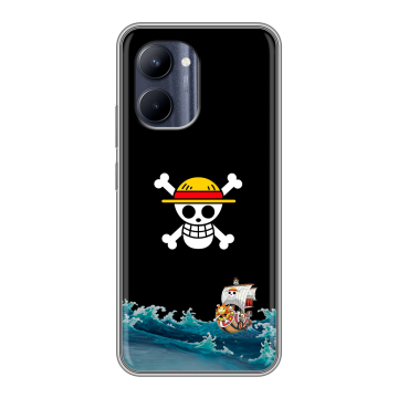 Силиконовый чехол на Realme C33 с принтом One Piece Ван Пис