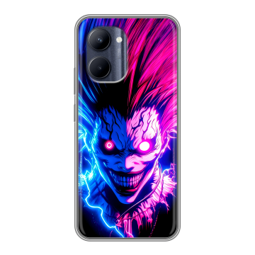 Силиконовый чехол на Realme C33 с принтом Death note Тетрадь смерти