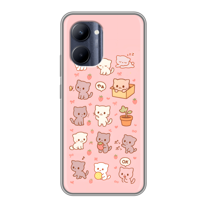 Силиконовый чехол на Realme C33 с принтом Hello Kitty Хелоу Кити Силиконовый чехол на Realme C33 с принтом Hello Kitty Хелоу Кити