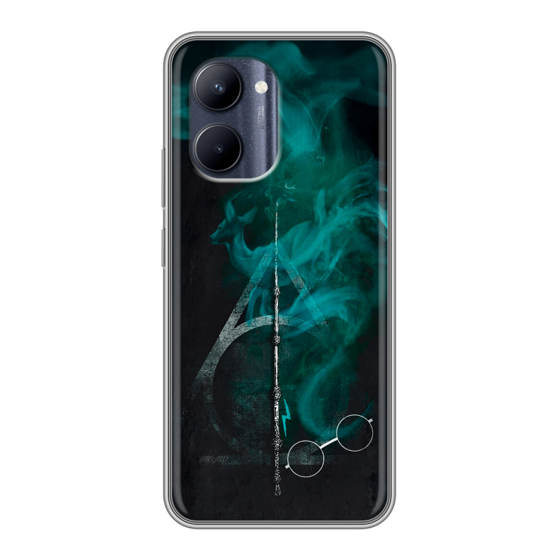 Силиконовый противоударный чехол на Realme C33 с принтом Гарри Поттер Harry Potter Силиконовый противоударный чехол на Realme C33 с принтом Гарри Поттер Harry Potter