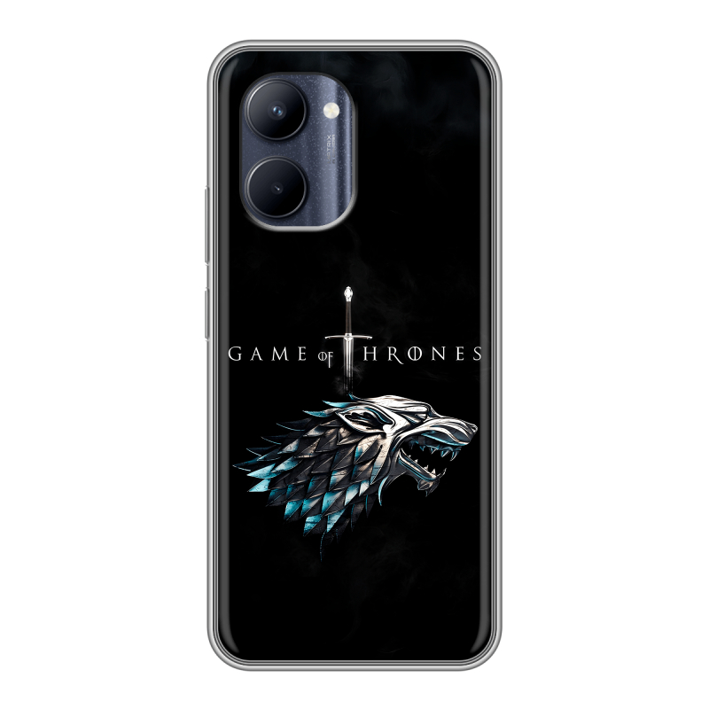 Силиконовый противоударный чехол на Realme C33 с принтом Игра Престолов Game Thrones Силиконовый противоударный чехол на Realme C33 с принтом Игра Престолов Game Thrones