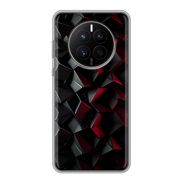 Силиконовый чехол на Huawei Mate 50 с принтом Абстракция