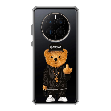 Силиконовый чехол на Huawei Mate 50 с принтом Мишка Силиконовый чехол на Huawei Mate 50 с принтом Мишка