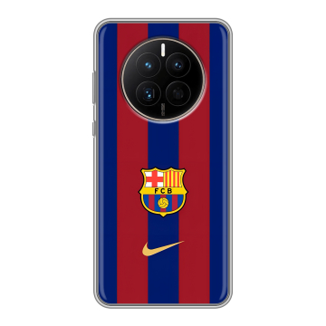 Силиконовый чехол на Huawei Mate 50 с принтом Барселона Barcelona