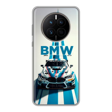 Силиконовый чехол на Huawei Mate 50 с принтом БМВ BMW Силиконовый чехол на Huawei Mate 50 с принтом БМВ BMW