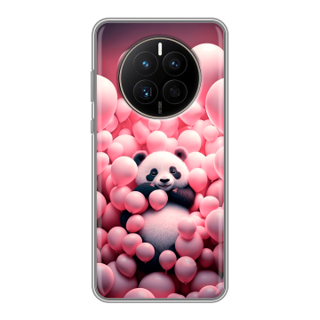 Силиконовый чехол на Huawei Mate 50 с принтом Панда
