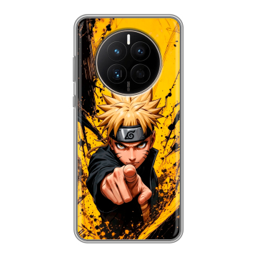 Силиконовый чехол на Huawei Mate 50 с принтом Naruto Наруто