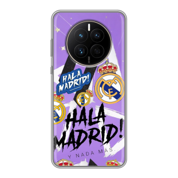 Силиконовый чехол на Huawei Mate 50 с принтом Real Madrid Реал Мадрид