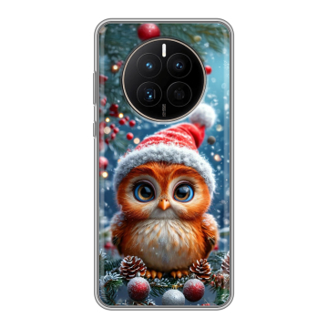 Силиконовый чехол на Huawei Mate 50 с принтом Новый год Силиконовый чехол на Huawei Mate 50 с принтом Новый год
