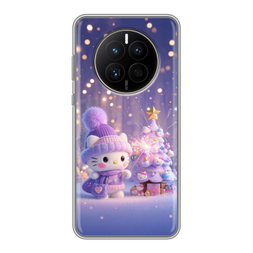 Силиконовый чехол на Huawei Mate 50 с принтом Новый год Силиконовый чехол на Huawei Mate 50 с принтом Новый год